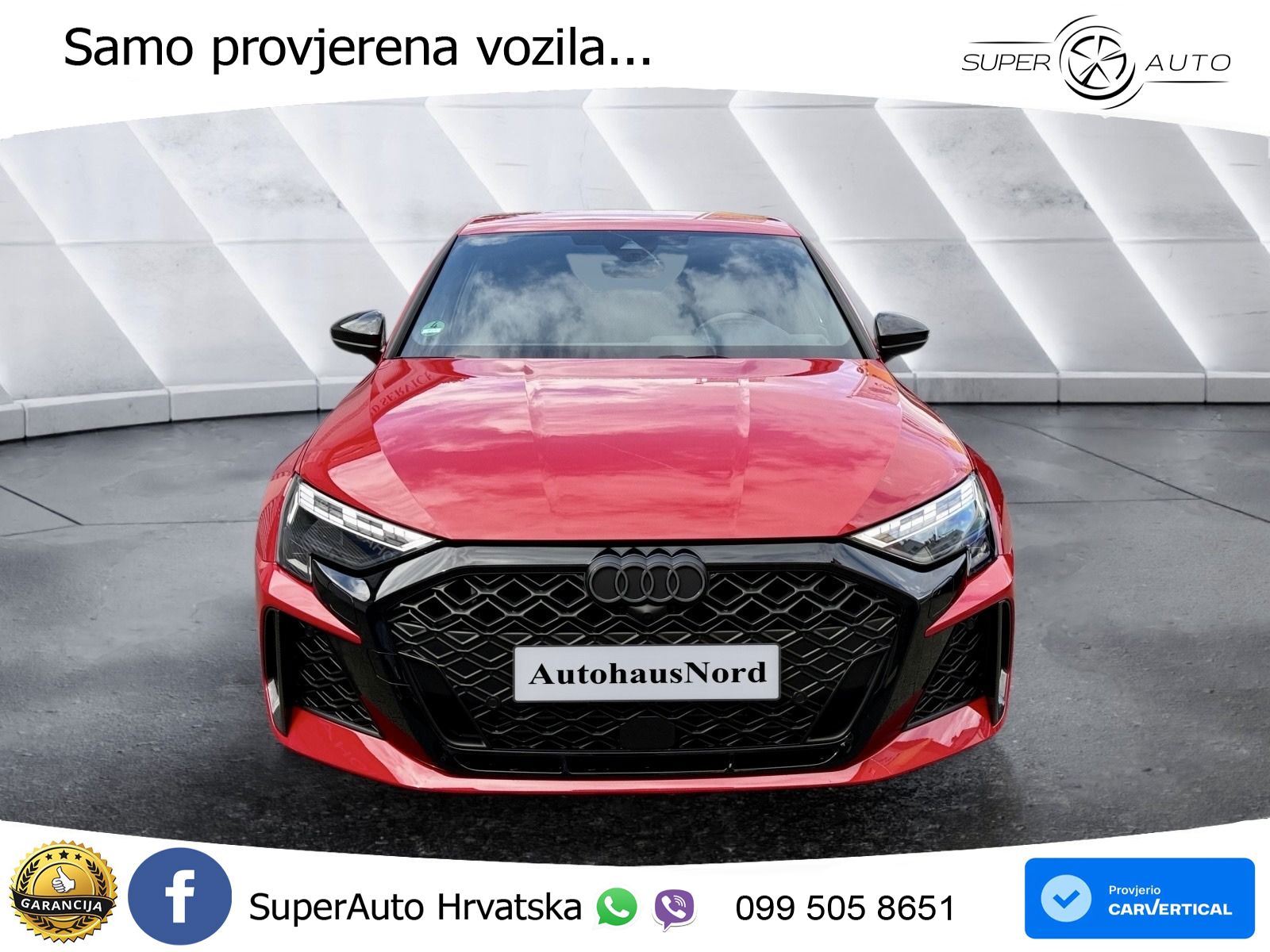 Audi RS3 Sedan 2.5 TFSI (400 KS) quattro S tronic LED+GR SJED+ACC