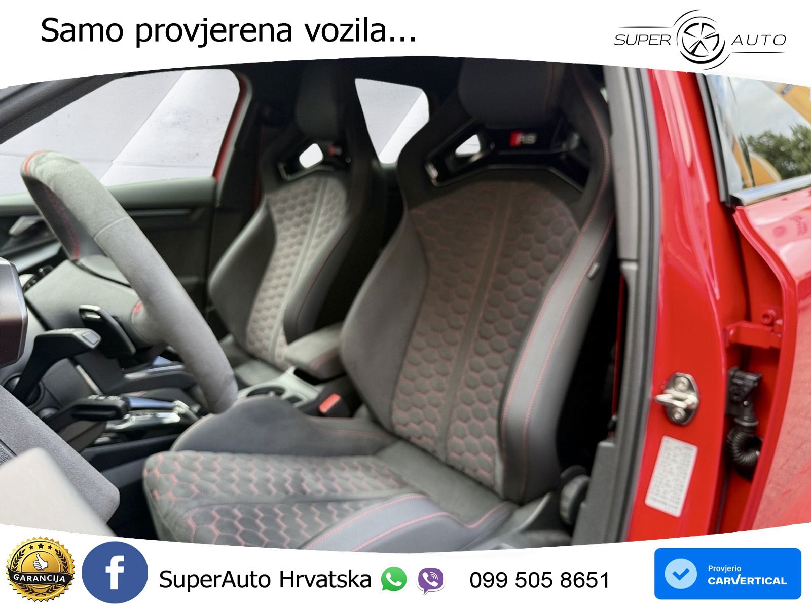 Audi RS3 Sedan 2.5 TFSI (400 KS) quattro S tronic LED+GR SJED+ACC