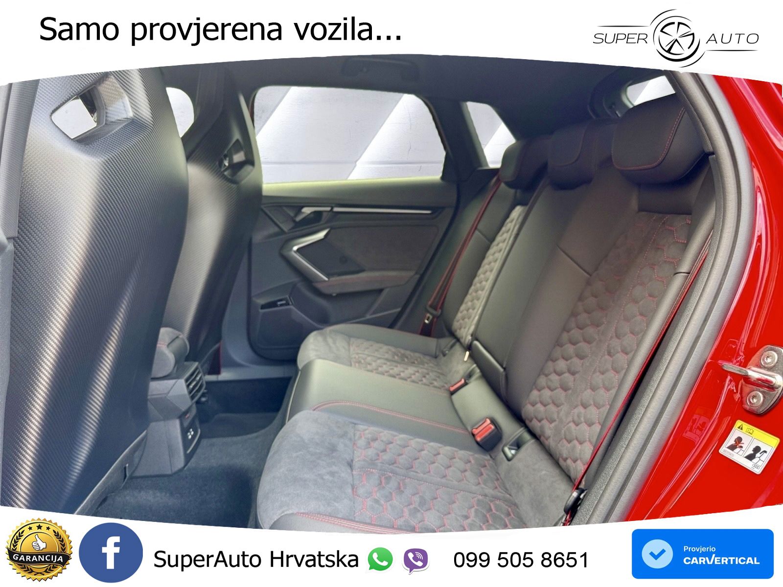 Audi RS3 Sedan 2.5 TFSI (400 KS) quattro S tronic LED+GR SJED+ACC