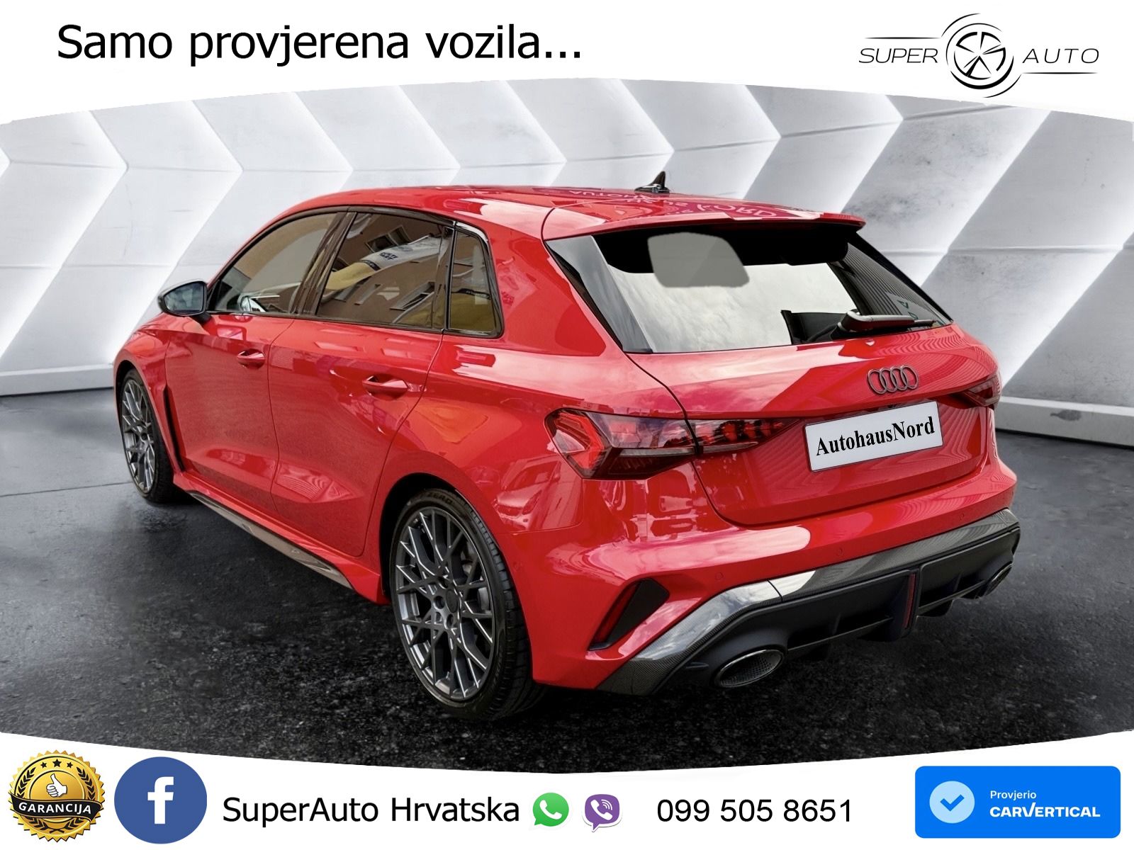 Audi RS3 Sedan 2.5 TFSI (400 KS) quattro S tronic LED+GR SJED+ACC