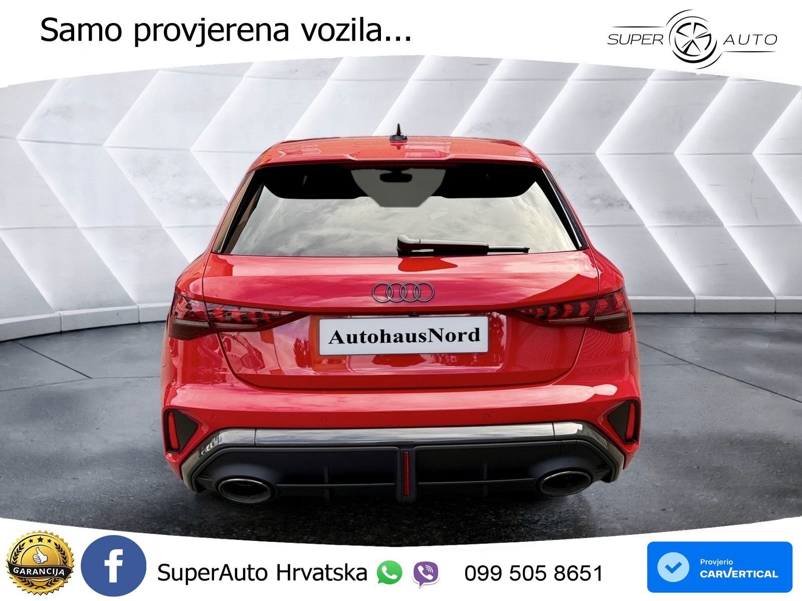Audi RS3 Sedan 2.5 TFSI (400 KS) quattro S tronic LED+GR SJED+ACC