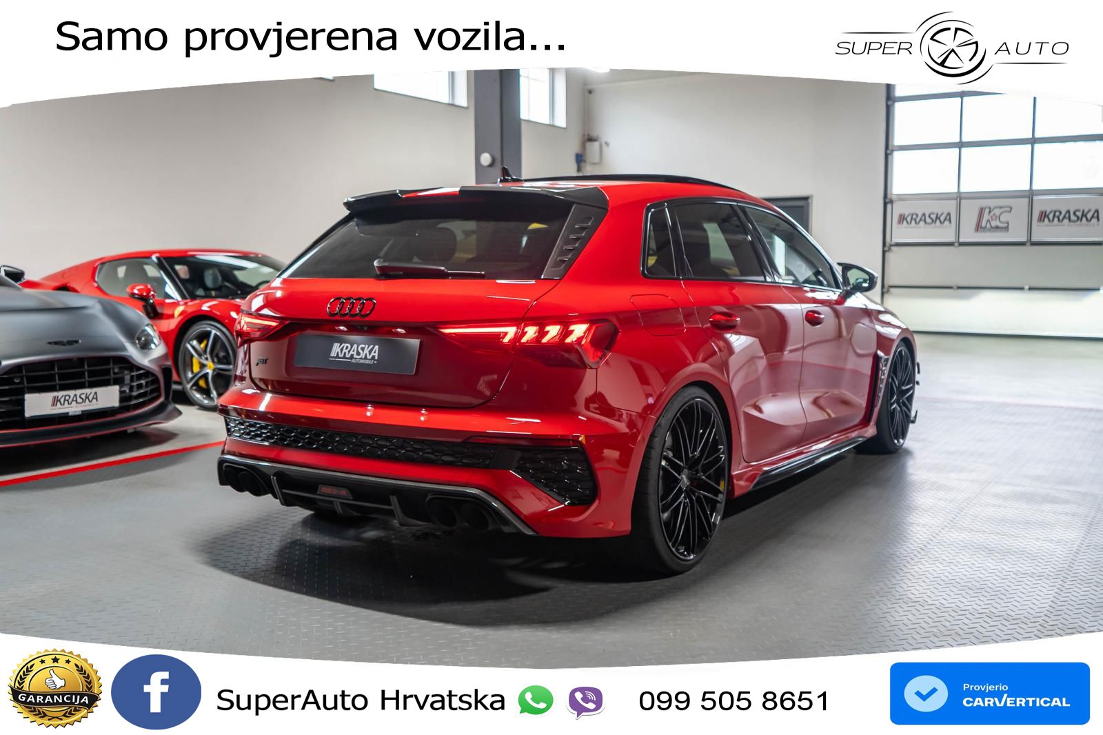 Audi RS3-R ABT Sportback 2.5 TFSI (500 KS) quattro S tronic LED+GR SJED+ACC