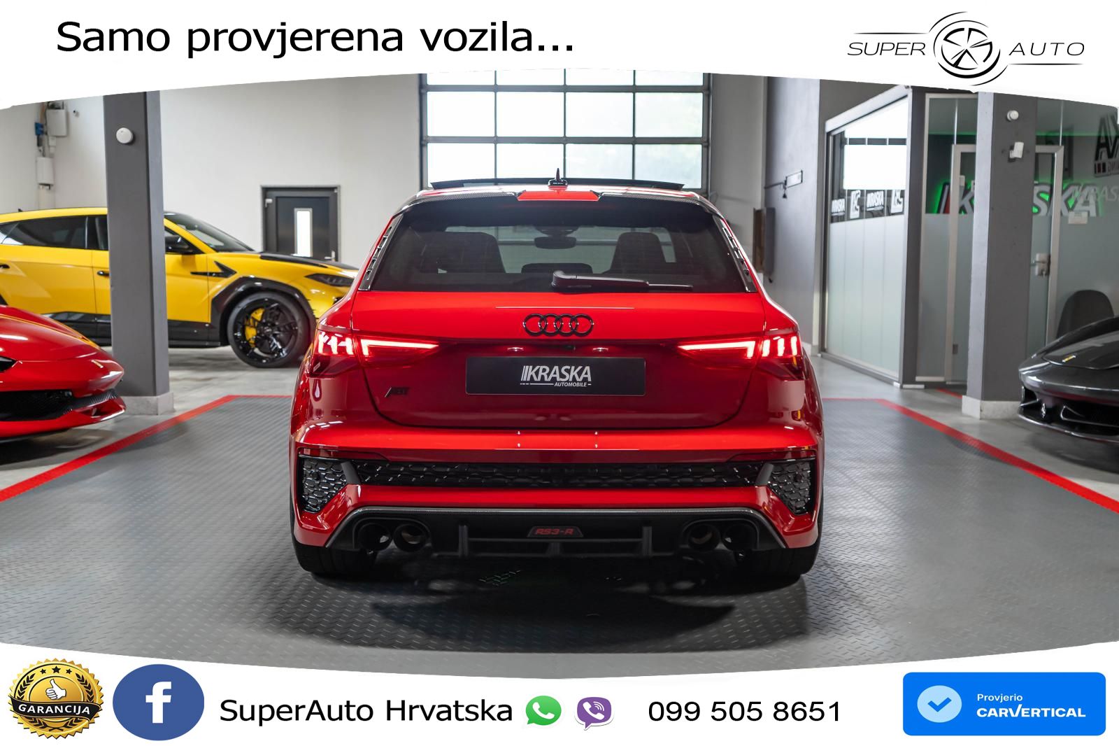 Audi RS3-R ABT Sportback 2.5 TFSI (500 KS) quattro S tronic LED+GR SJED+ACC
