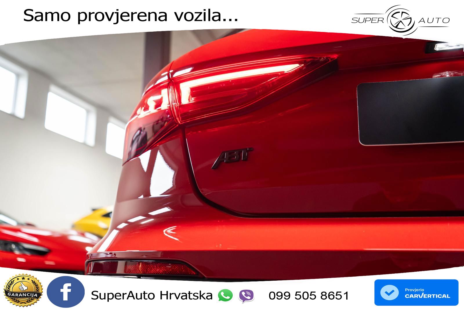 Audi RS3-R ABT Sportback 2.5 TFSI (500 KS) quattro S tronic LED+GR SJED+ACC