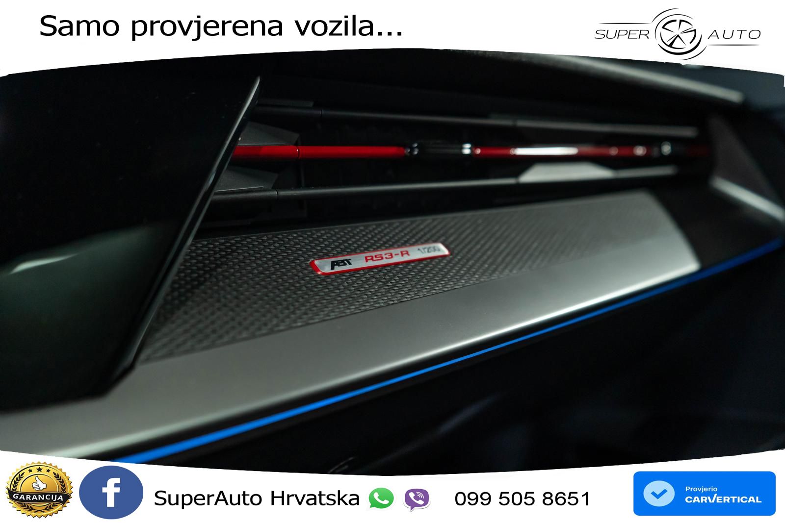 Audi RS3-R ABT Sportback 2.5 TFSI (500 KS) quattro S tronic LED+GR SJED+ACC