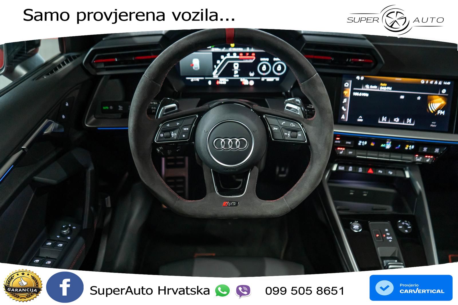 Audi RS3-R ABT Sportback 2.5 TFSI (500 KS) quattro S tronic LED+GR SJED+ACC
