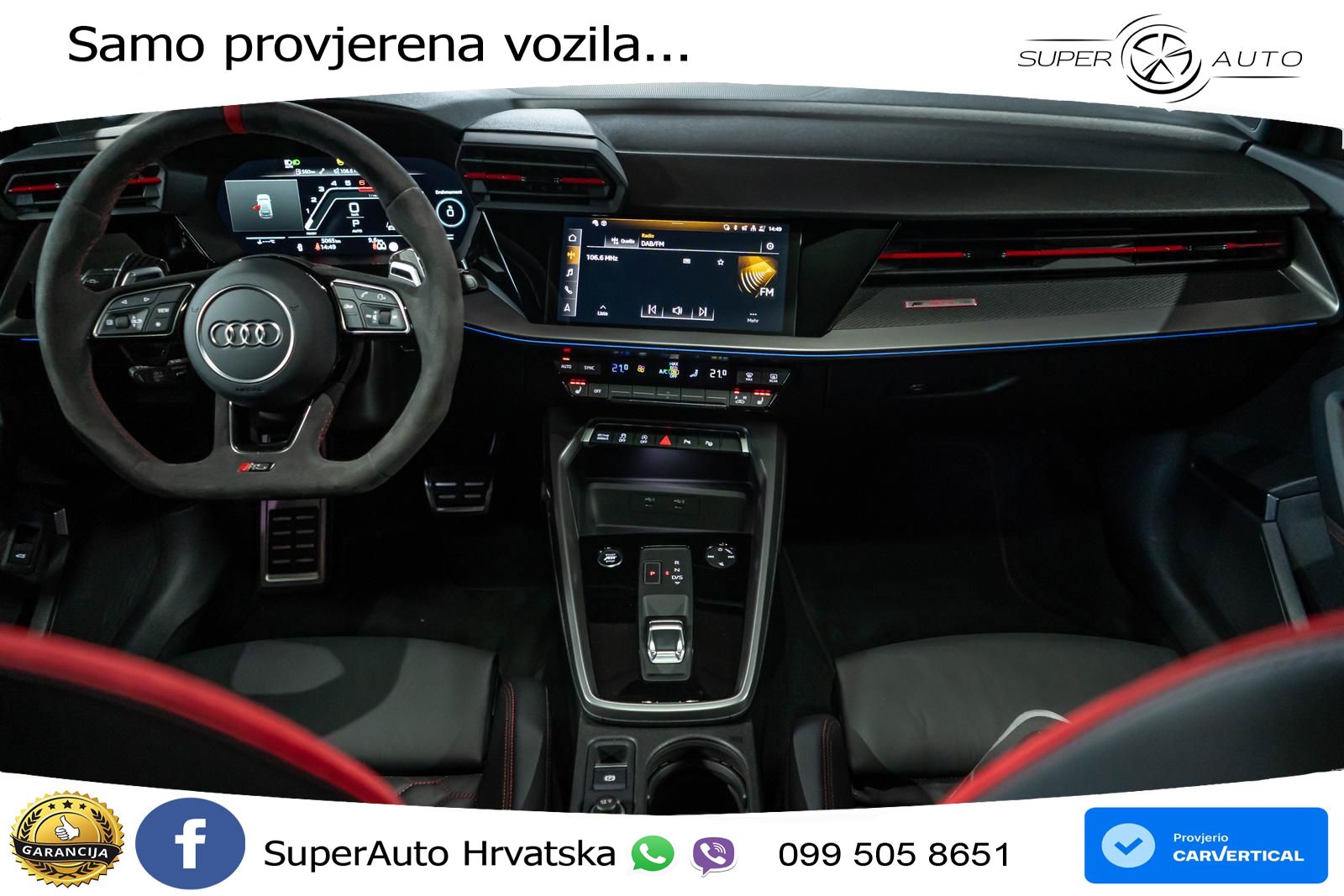 Audi RS3-R ABT Sportback 2.5 TFSI (500 KS) quattro S tronic LED+GR SJED+ACC