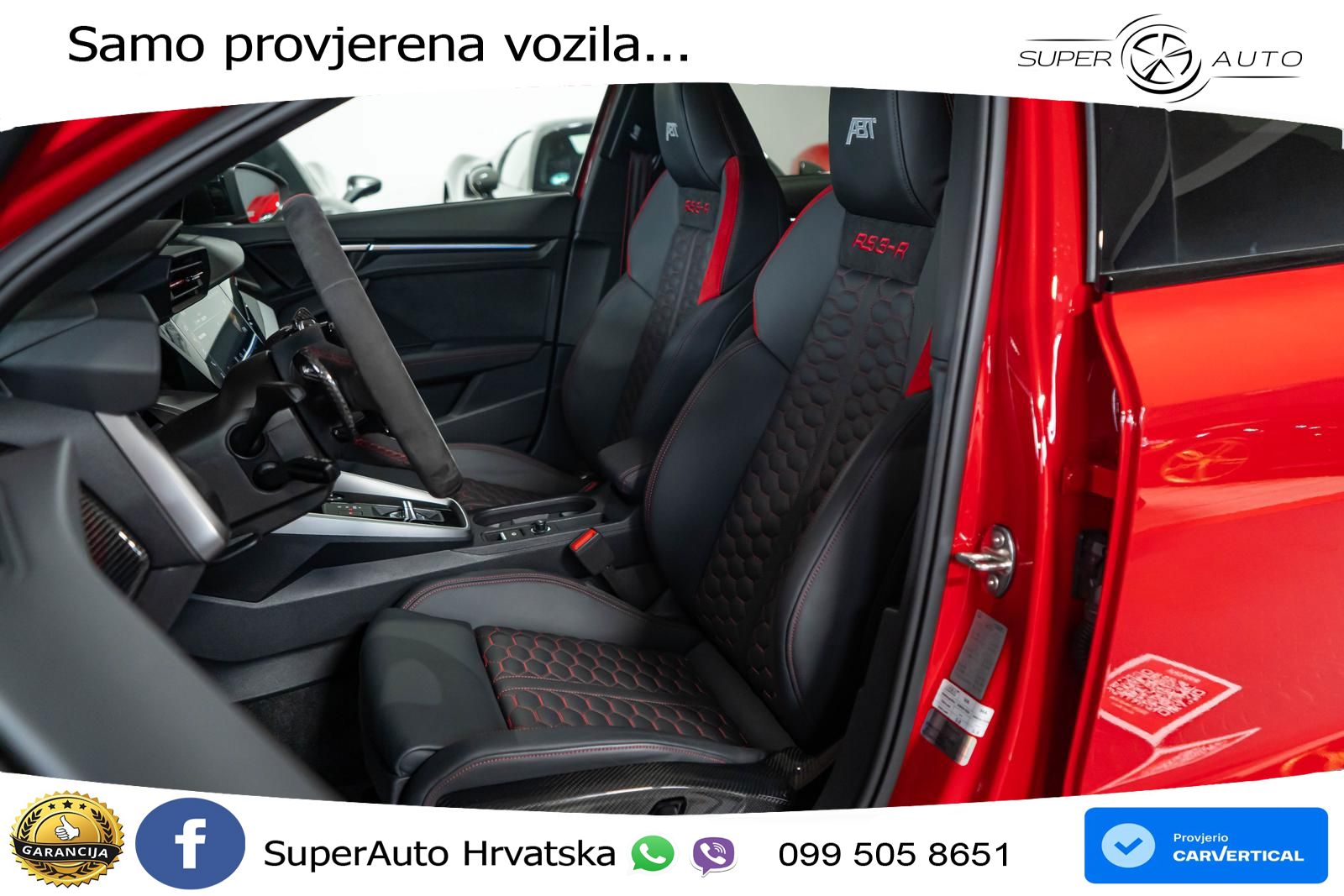 Audi RS3-R ABT Sportback 2.5 TFSI (500 KS) quattro S tronic LED+GR SJED+ACC