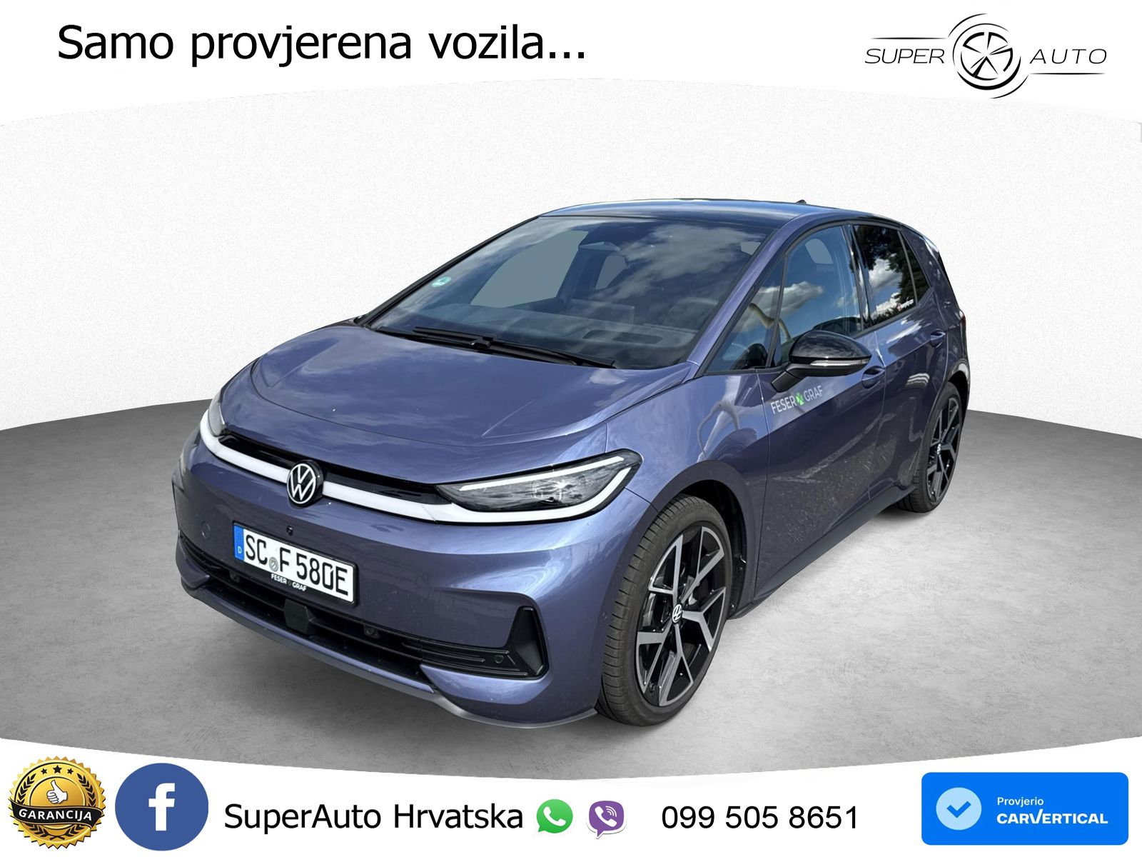Volkswagen ID.3 79 kWh (231 KS) LED+GR SJED+ACC