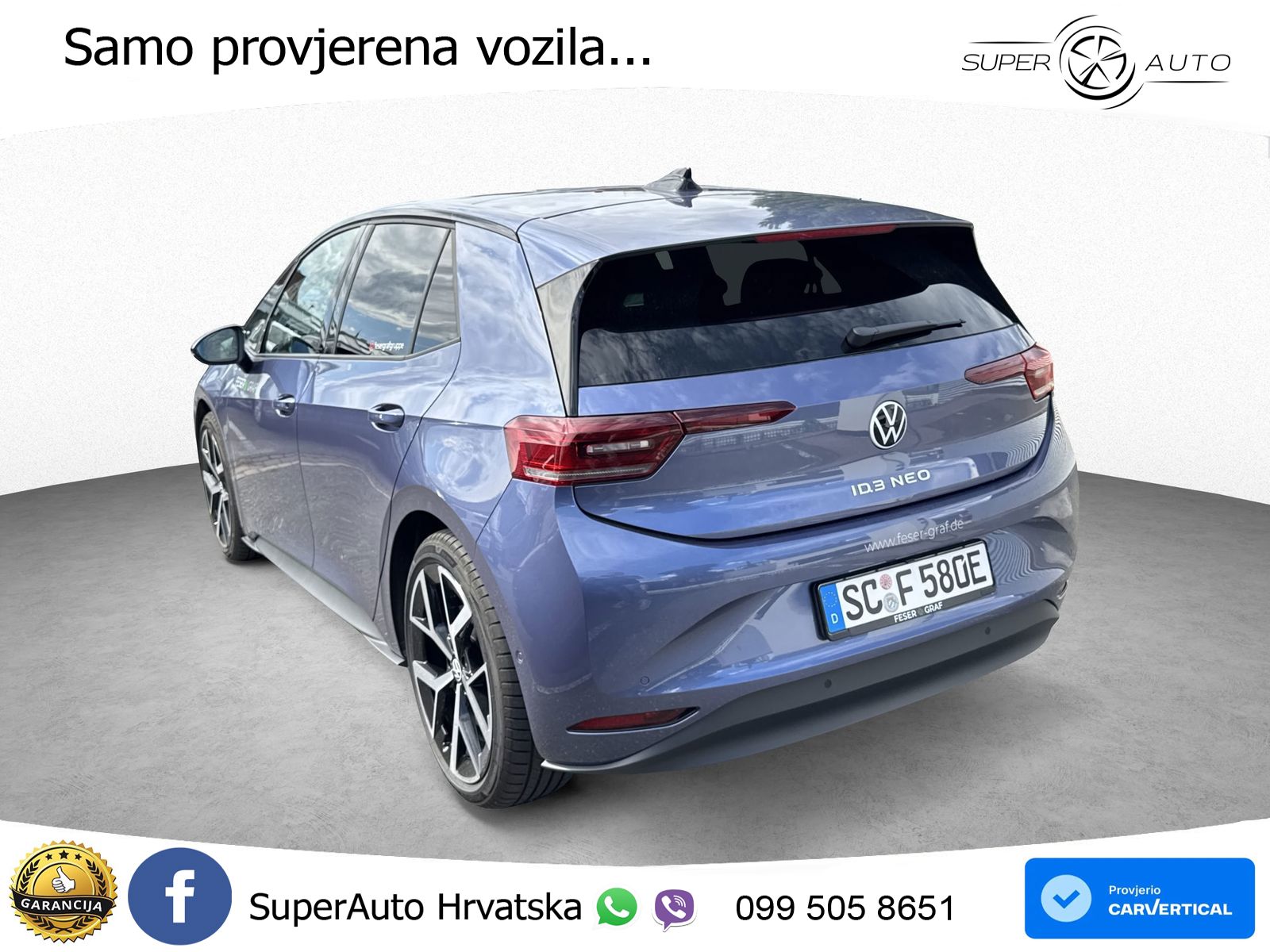 Volkswagen ID.3 79 kWh (231 KS) LED+GR SJED+ACC