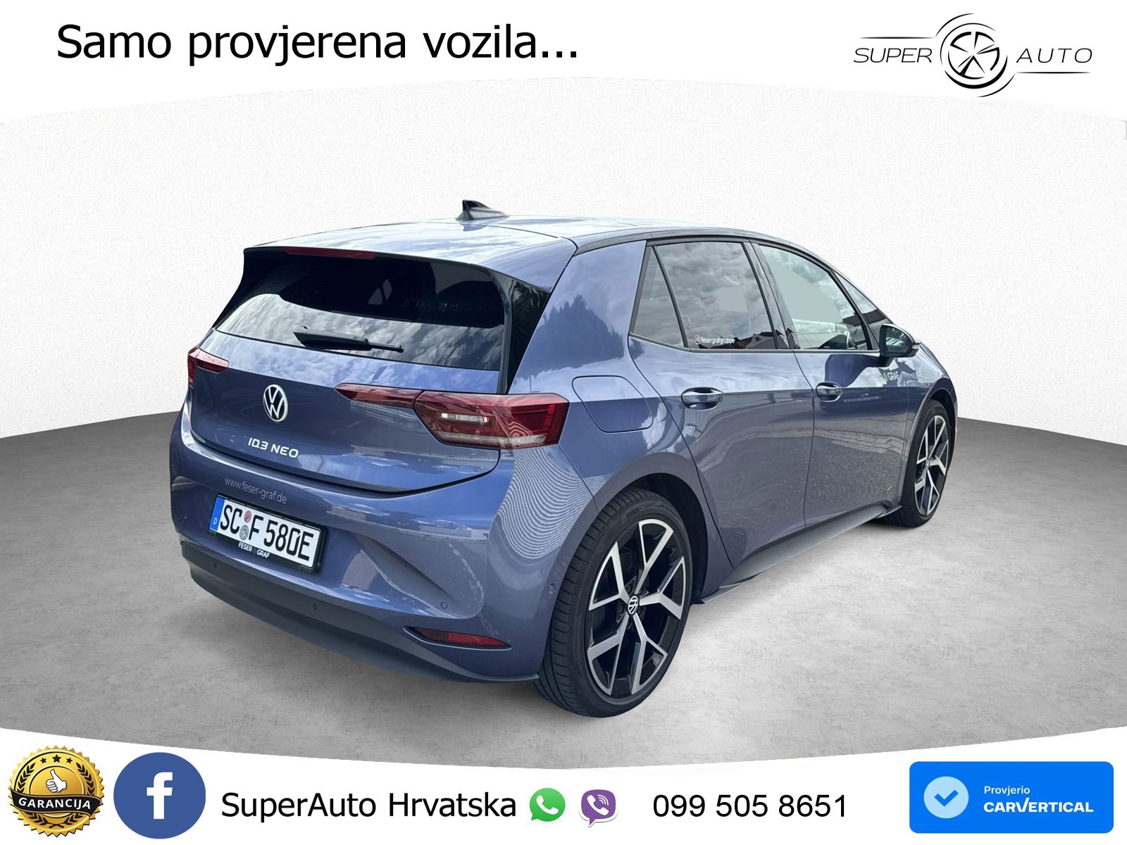 Volkswagen ID.3 79 kWh (231 KS) LED+GR SJED+ACC