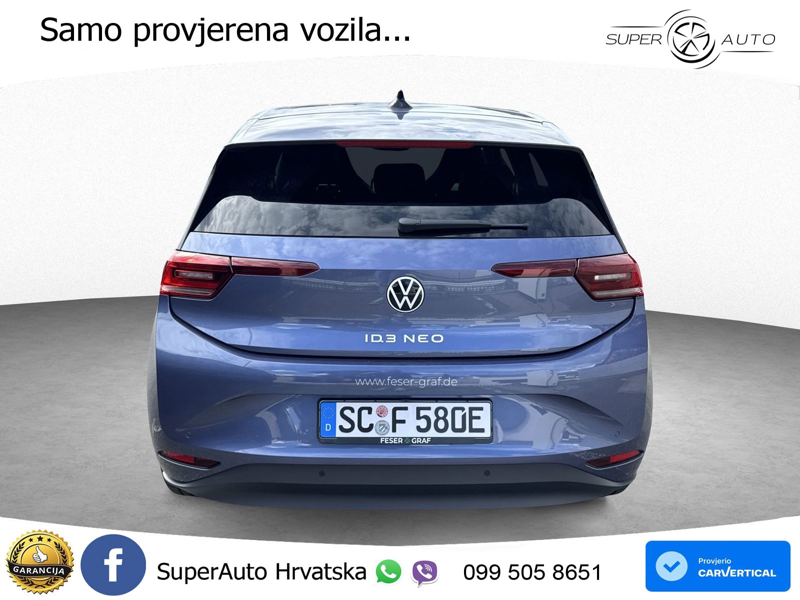 Volkswagen ID.3 79 kWh (231 KS) LED+GR SJED+ACC