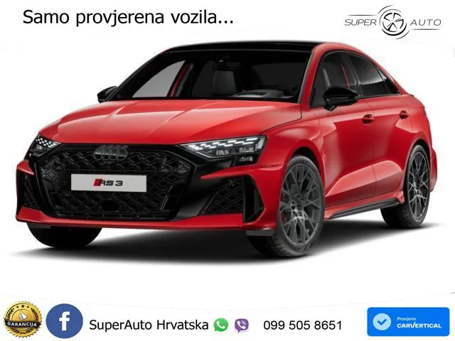 Audi RS3 Sedan 2.5 TFSI (400 KS) quattro S tronic LED+GR SJED+ACC