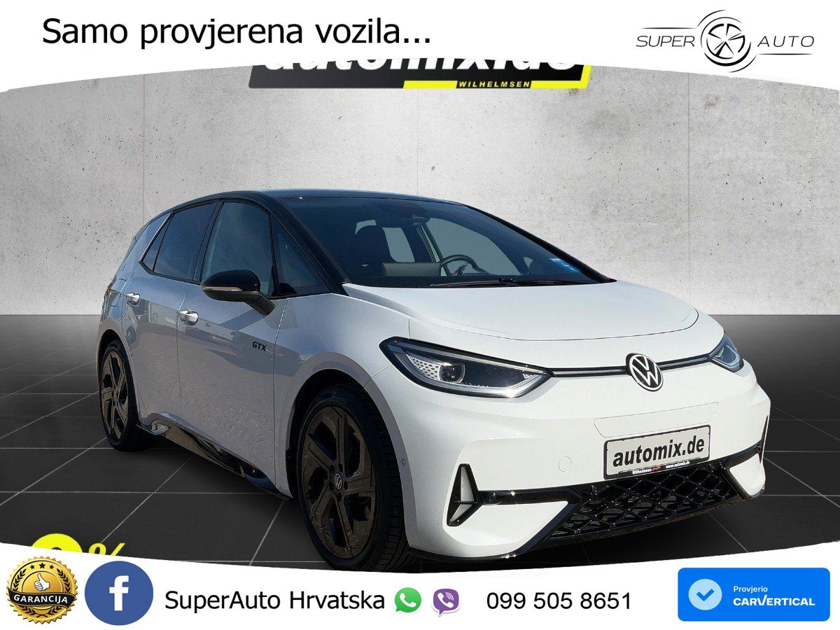 Volkswagen ID.3 GTX 84 kWh (286 KS)