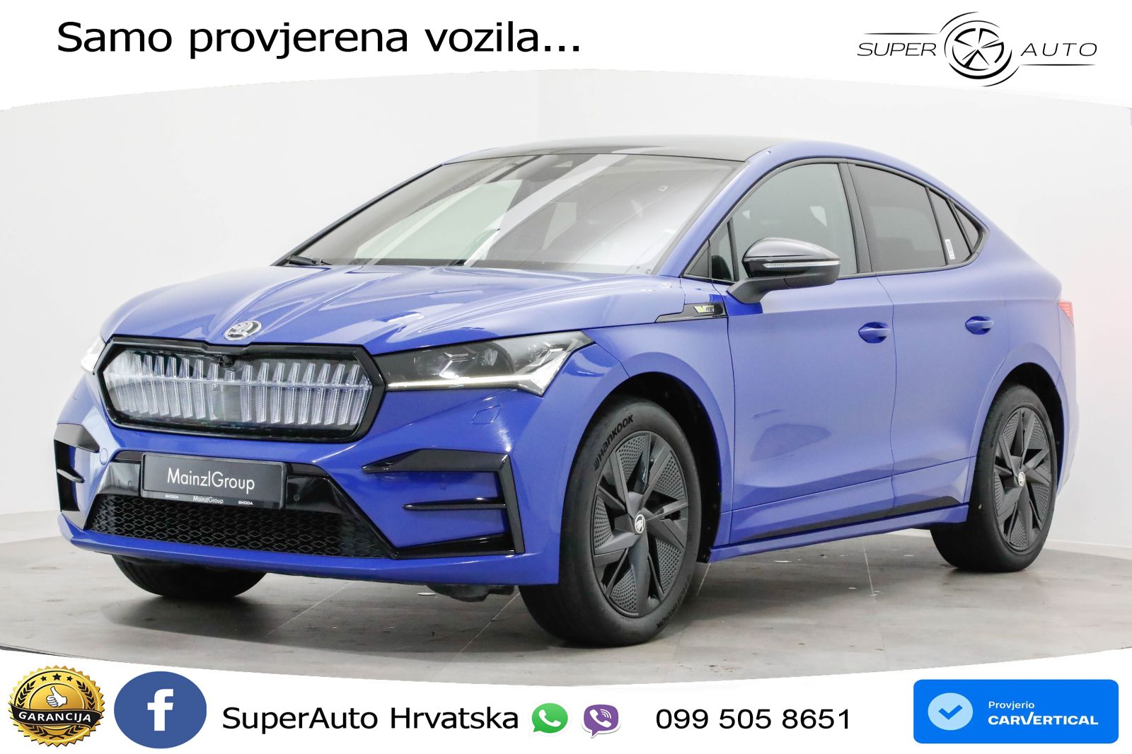 Škoda Enyaq Coupe iV RS 82 kWh (299 KS) AWD LED+GR SJED+ACC