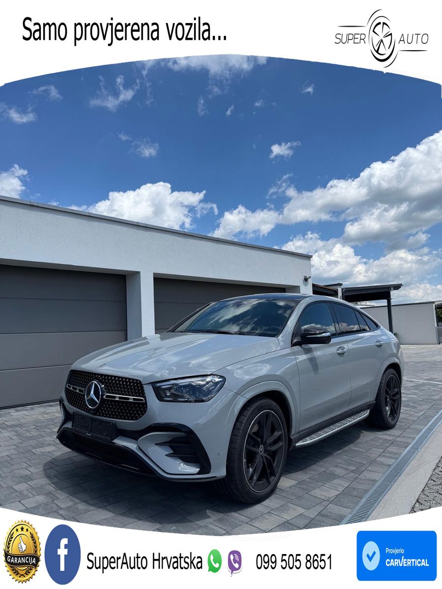 Mercedes GLE Coupe 450d (367 KS) EQ Boost 4MATIC 9G-TRONIC AMG LED+GR SJED+ACC