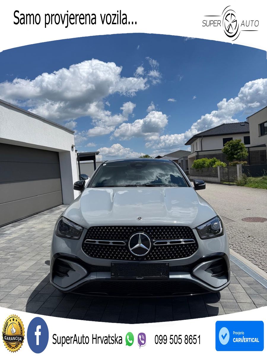 Mercedes GLE Coupe 450d (367 KS) EQ Boost 4MATIC 9G-TRONIC AMG LED+GR SJED+ACC