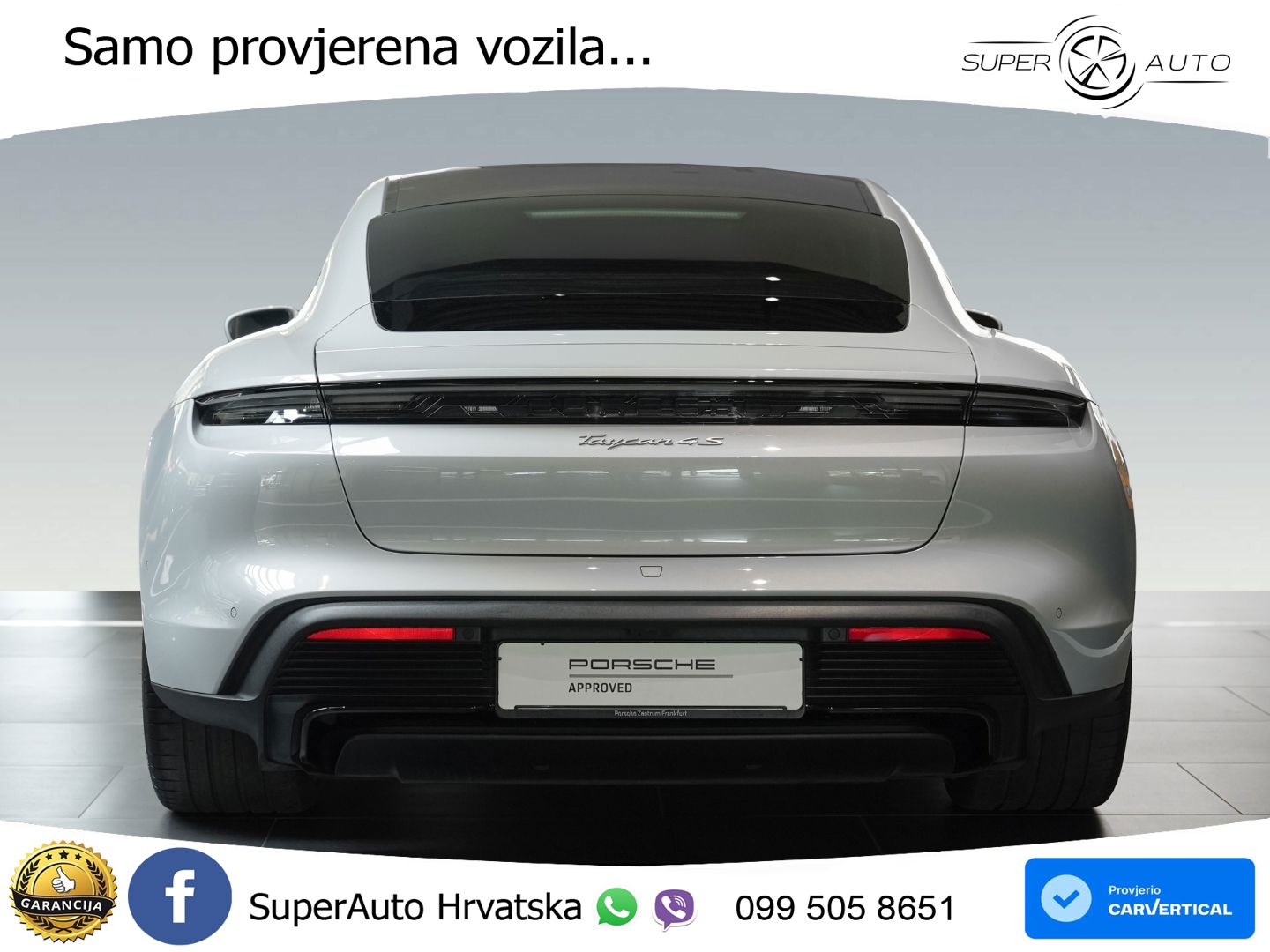 Porsche Taycan 4S 105 kWh (598 KS)