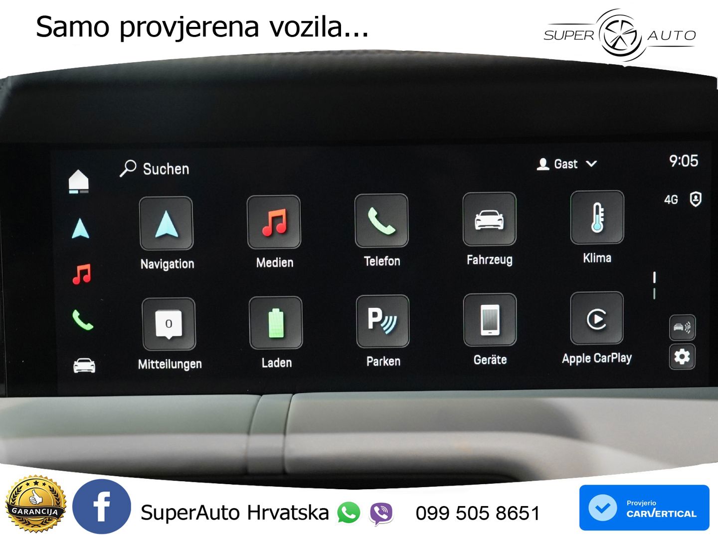 Porsche Taycan 4S 105 kWh (598 KS)
