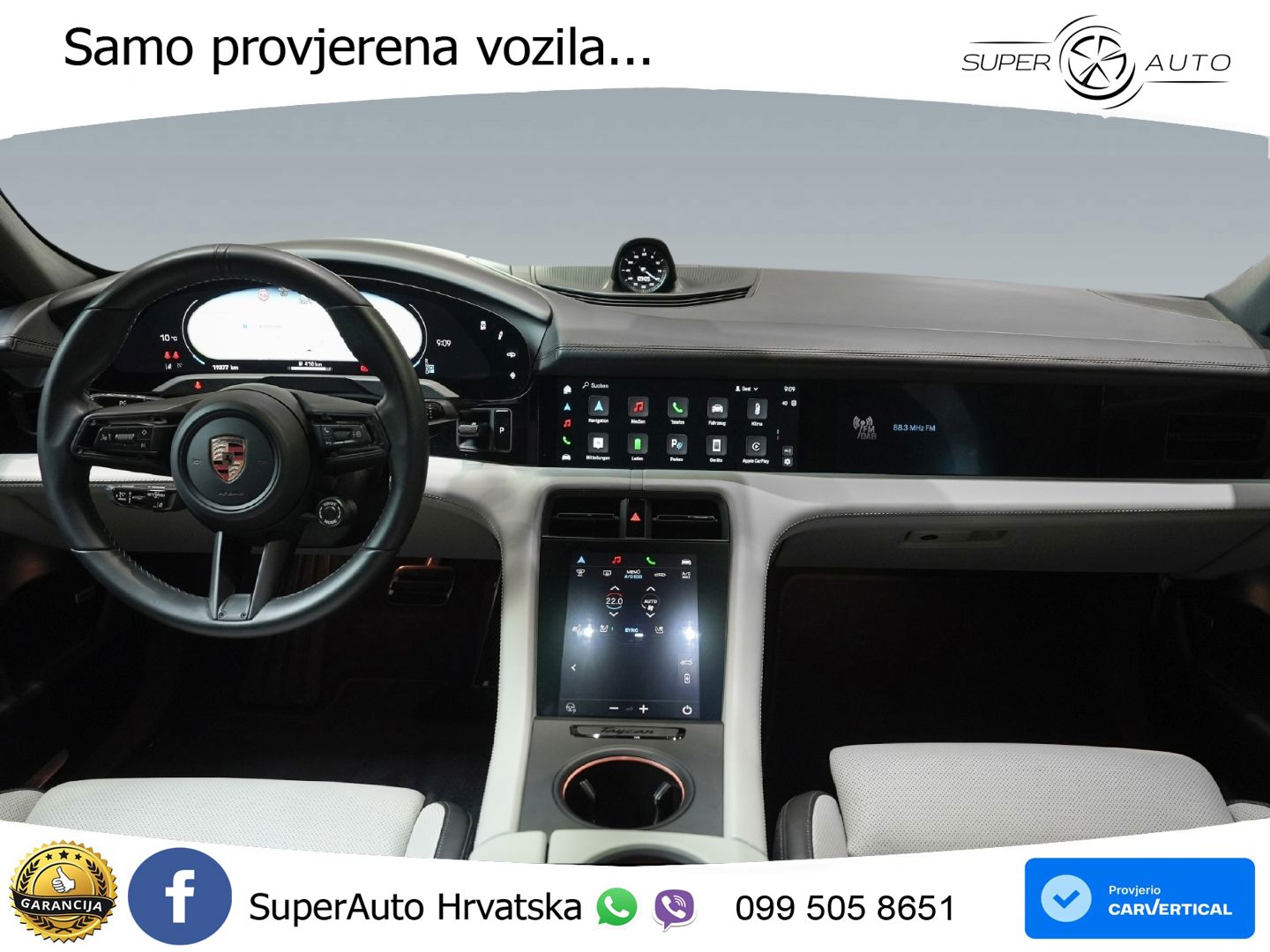 Porsche Taycan 4S 105 kWh (598 KS)