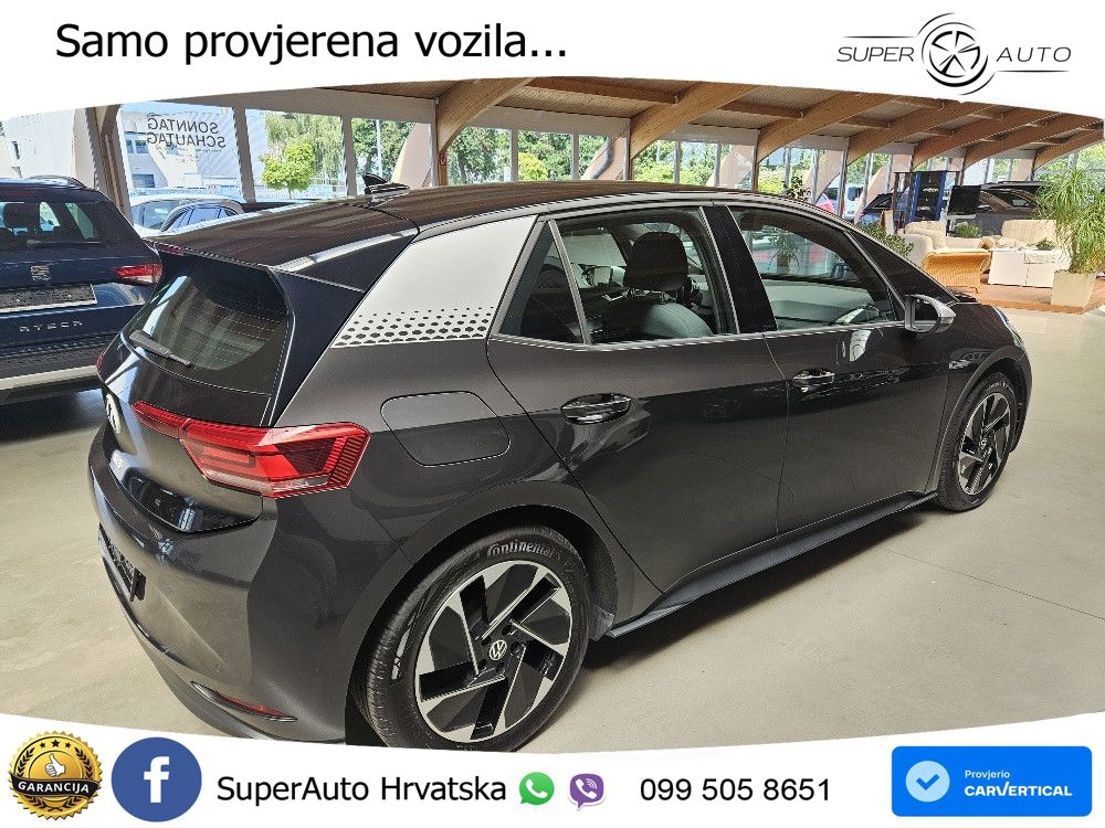 Volkswagen ID.3 Pro Performance 62 kWh (204 KS) LED+GR SJED+ACC