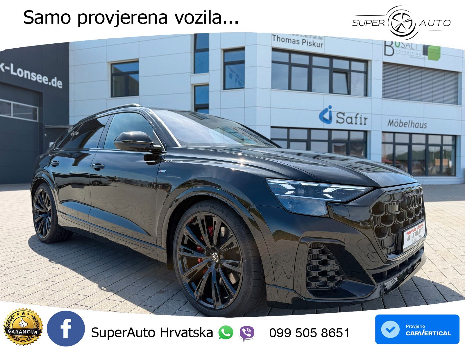 Audi Q8 50 TDI V6 (286 KS) quattro Tiptronic LED+GR SJED+ACC