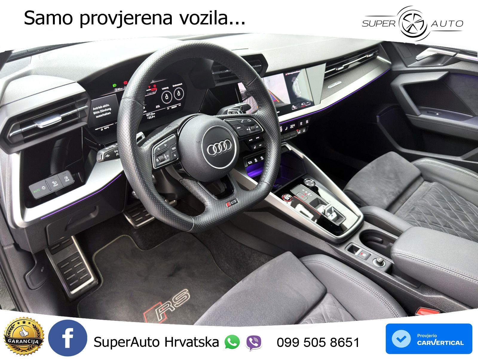Audi RS3 Sportback 2.5 TFSI (400 KS) quattro S tronic LED+GR SJED+ACC
