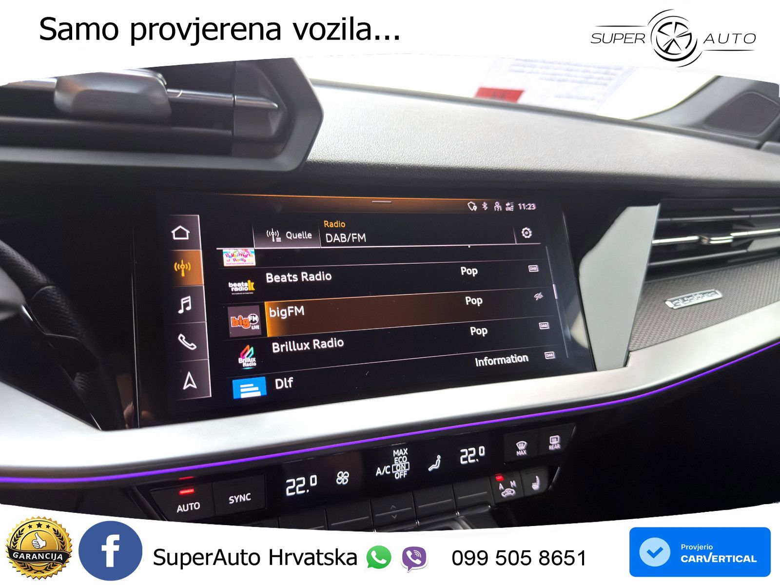 Audi RS3 Sportback 2.5 TFSI (400 KS) quattro S tronic LED+GR SJED+ACC