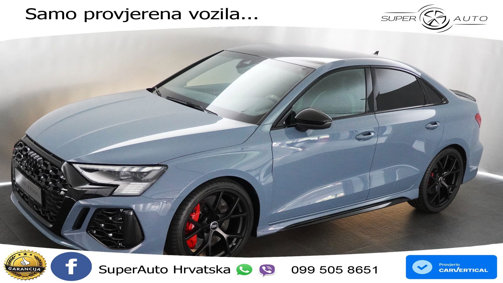 Audi RS3 Sportback 2.5 TFSI (400 KS) quattro S tronic LED+GR SJED+ACC