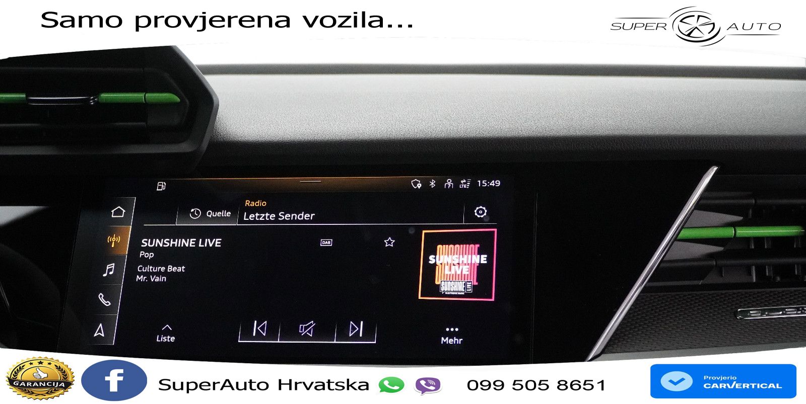 Audi RS3 Sportback 2.5 TFSI (400 KS) quattro S tronic LED+GR SJED+ACC