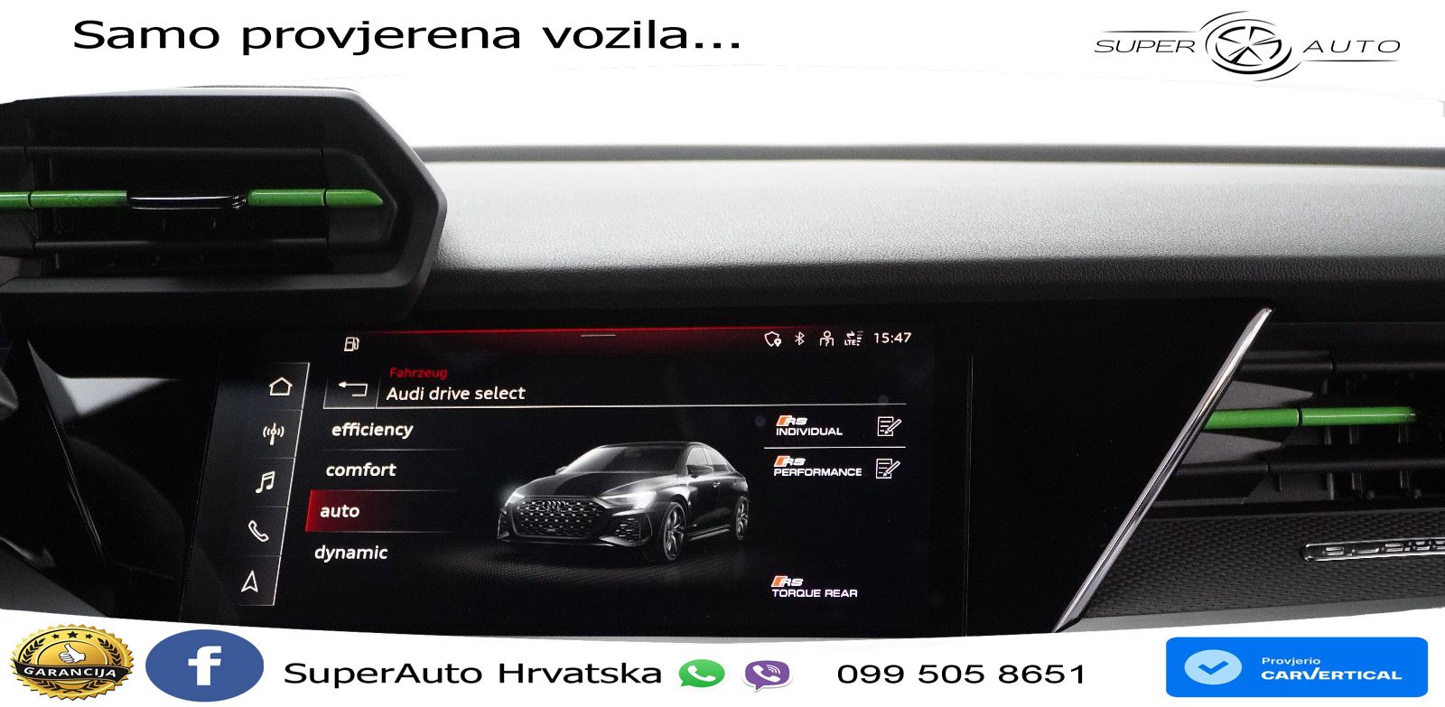 Audi RS3 Sportback 2.5 TFSI (400 KS) quattro S tronic LED+GR SJED+ACC