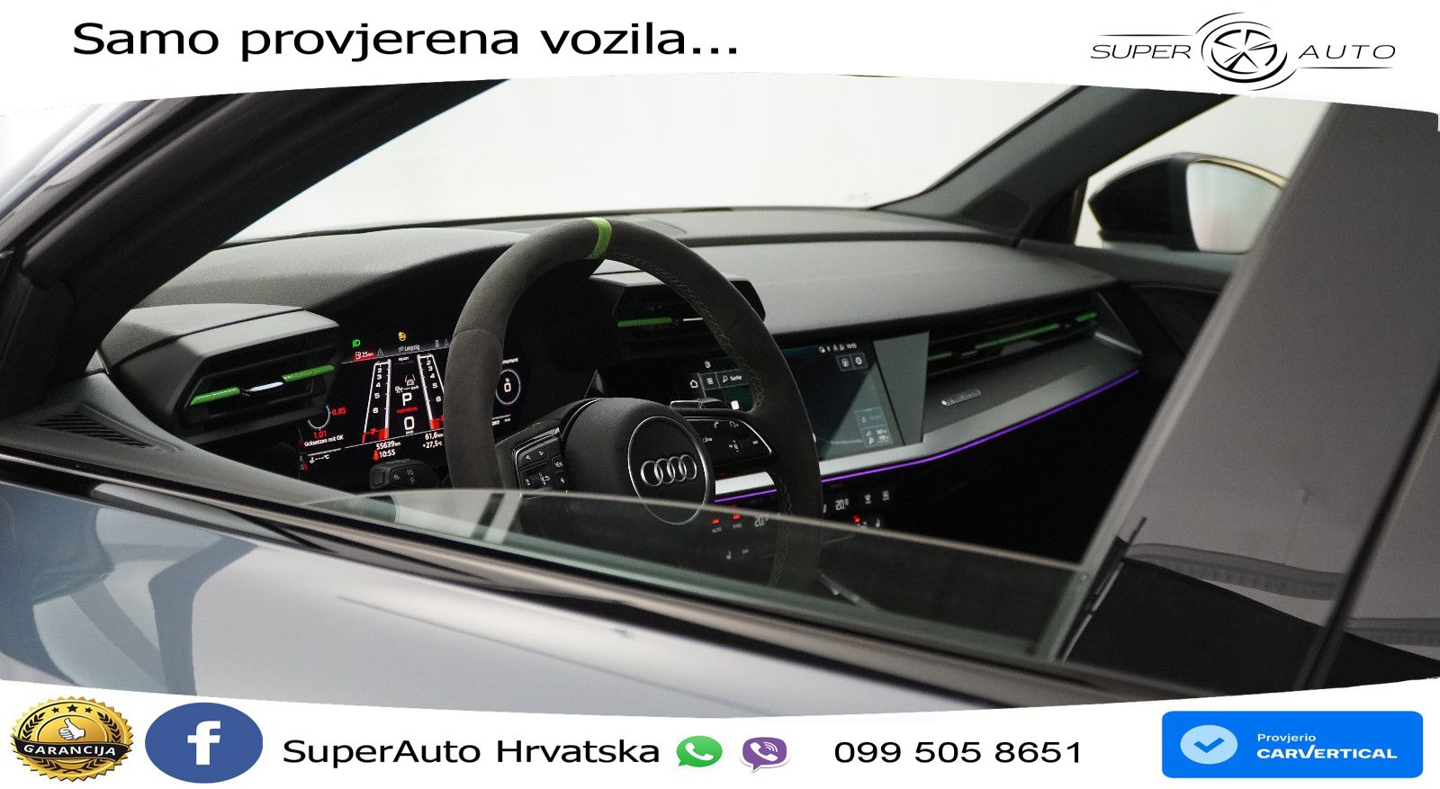 Audi RS3 Sportback 2.5 TFSI (400 KS) quattro S tronic LED+GR SJED+ACC