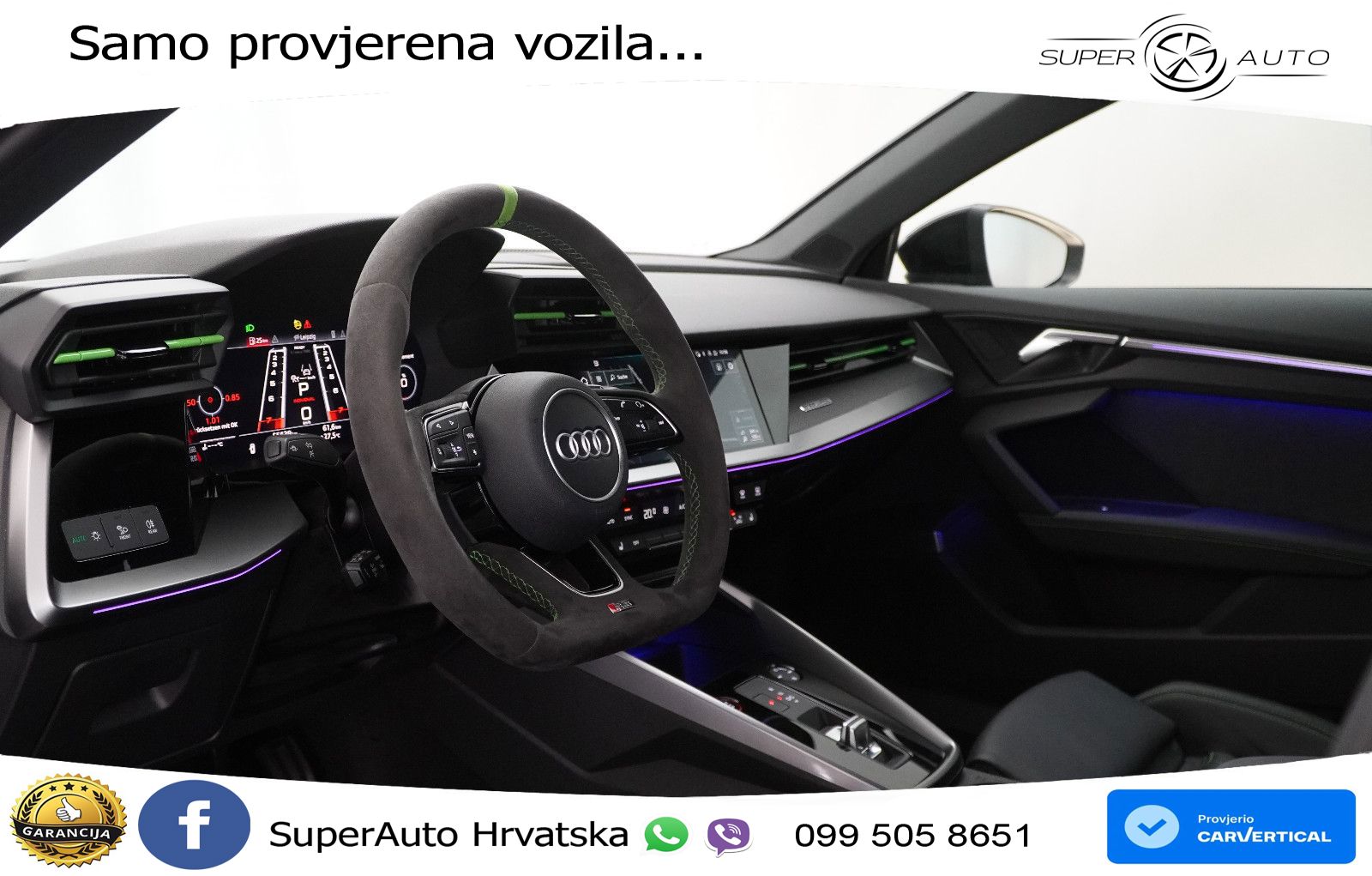 Audi RS3 Sportback 2.5 TFSI (400 KS) quattro S tronic LED+GR SJED+ACC