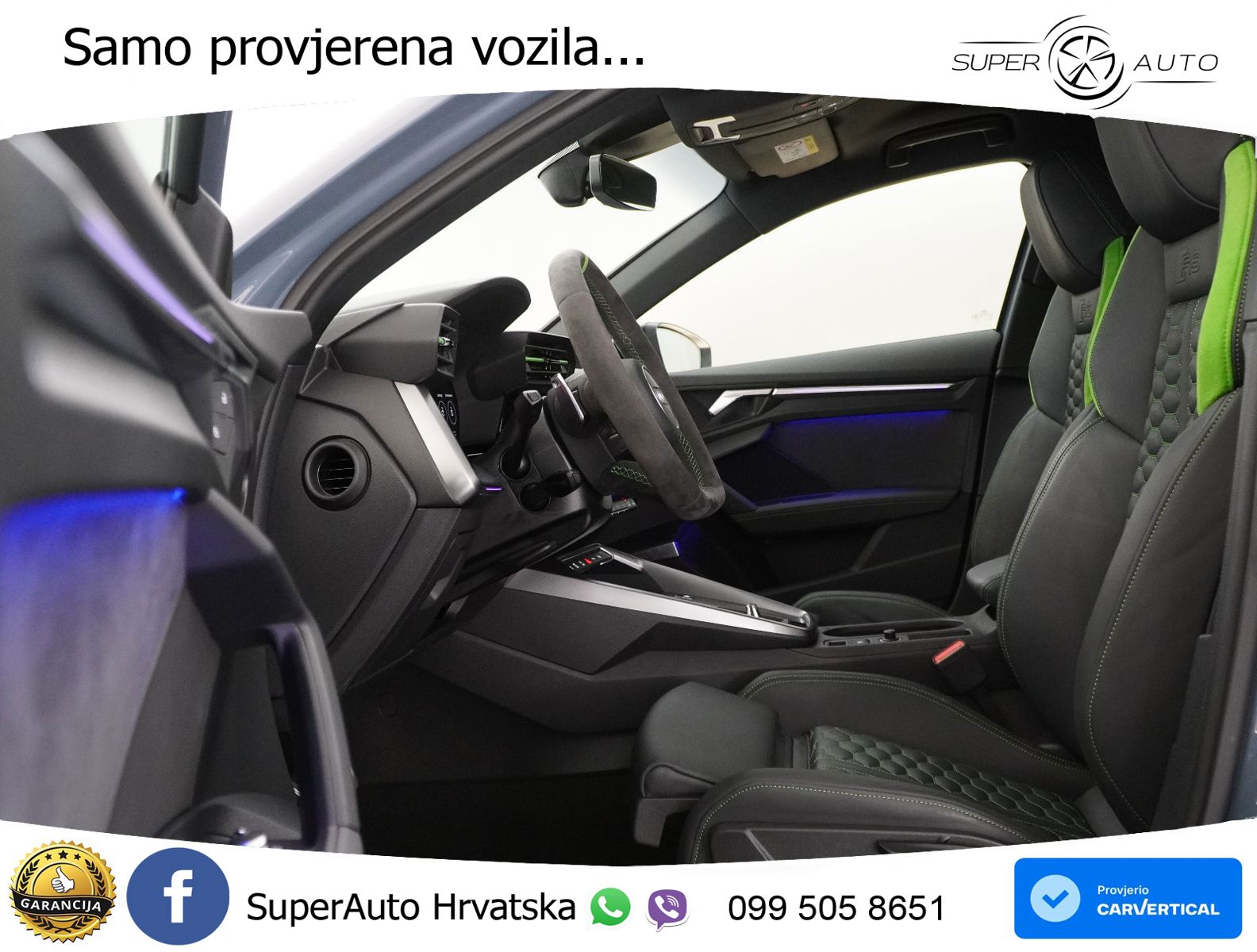 Audi RS3 Sportback 2.5 TFSI (400 KS) quattro S tronic LED+GR SJED+ACC