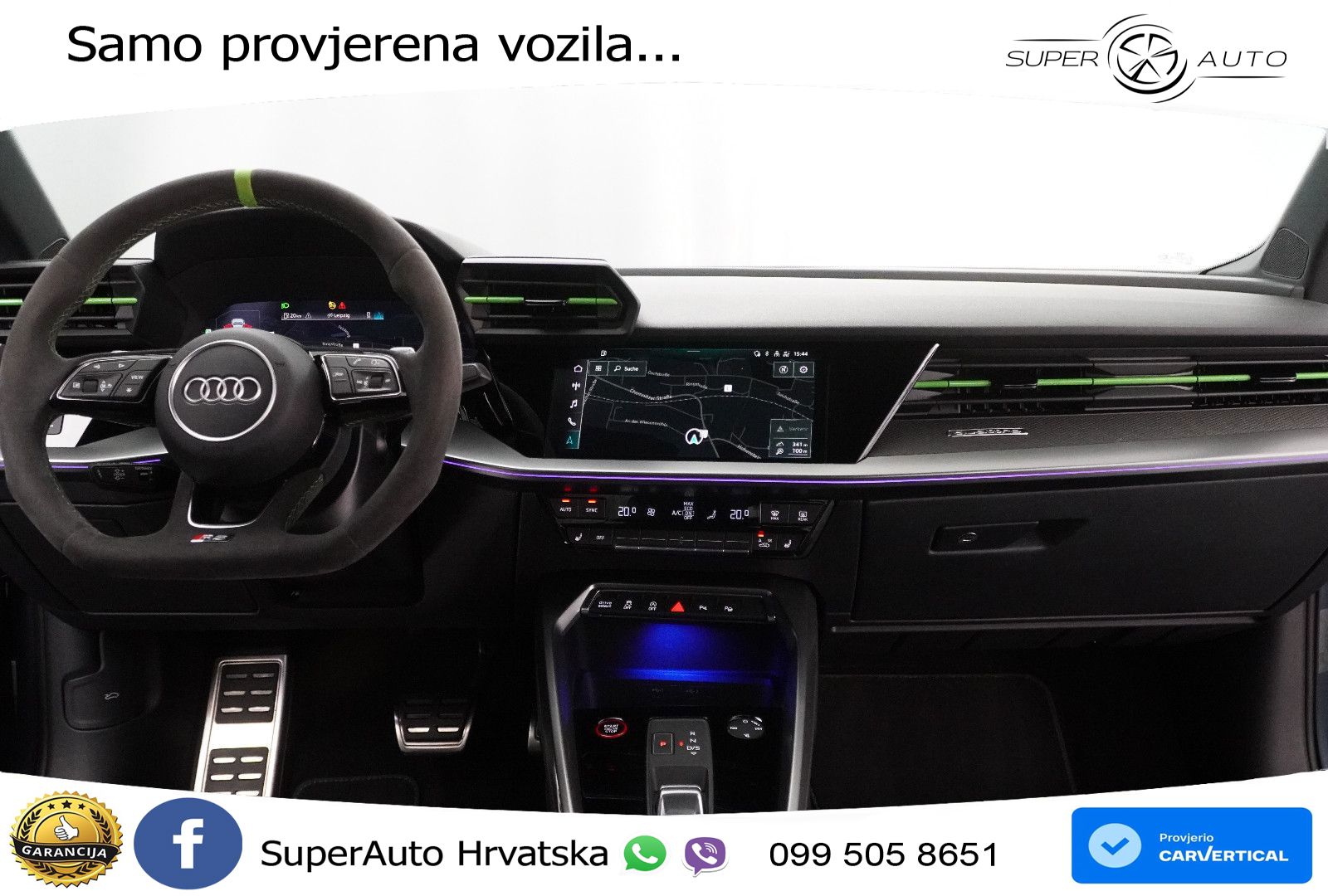 Audi RS3 Sportback 2.5 TFSI (400 KS) quattro S tronic LED+GR SJED+ACC