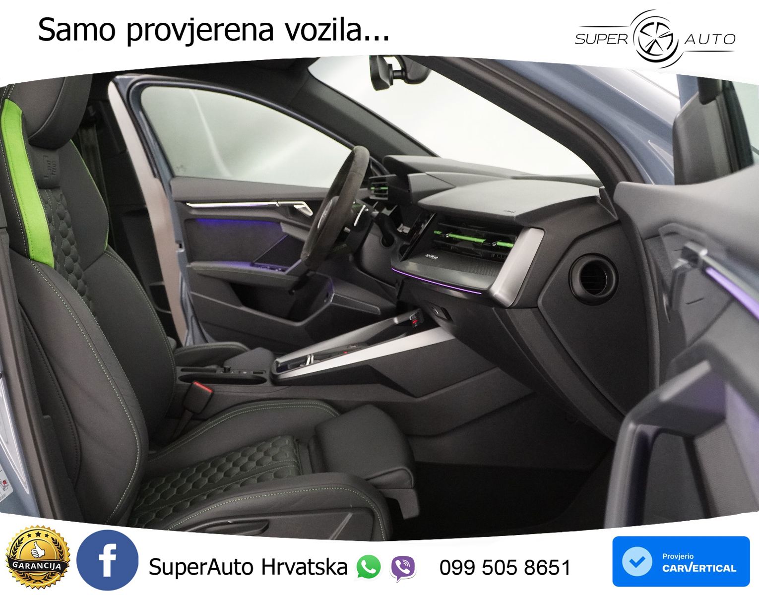 Audi RS3 Sportback 2.5 TFSI (400 KS) quattro S tronic LED+GR SJED+ACC