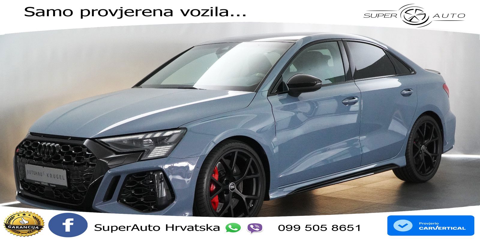 Audi RS3 Sportback 2.5 TFSI (400 KS) quattro S tronic LED+GR SJED+ACC