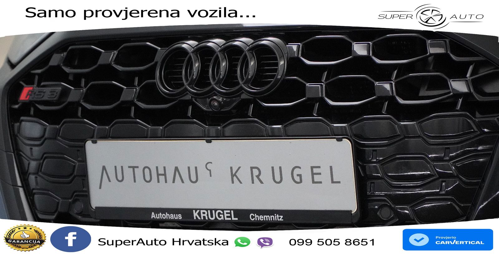 Audi RS3 Sportback 2.5 TFSI (400 KS) quattro S tronic LED+GR SJED+ACC