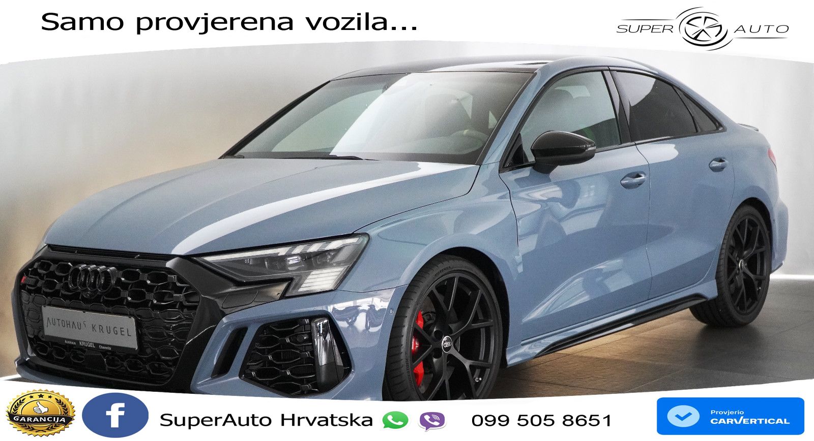 Audi RS3 Sportback 2.5 TFSI (400 KS) quattro S tronic LED+GR SJED+ACC