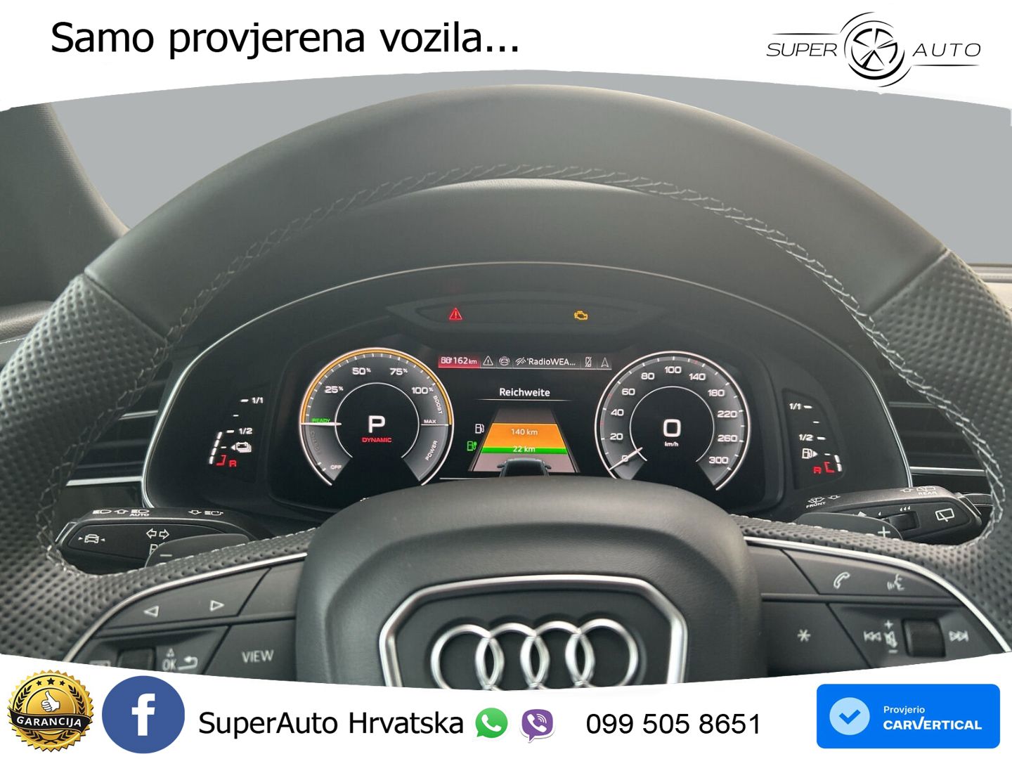 Audi Q8 55 TFSIe V6 (394 KS) quattro Tiptronic S line LED+GR SJED+ACC