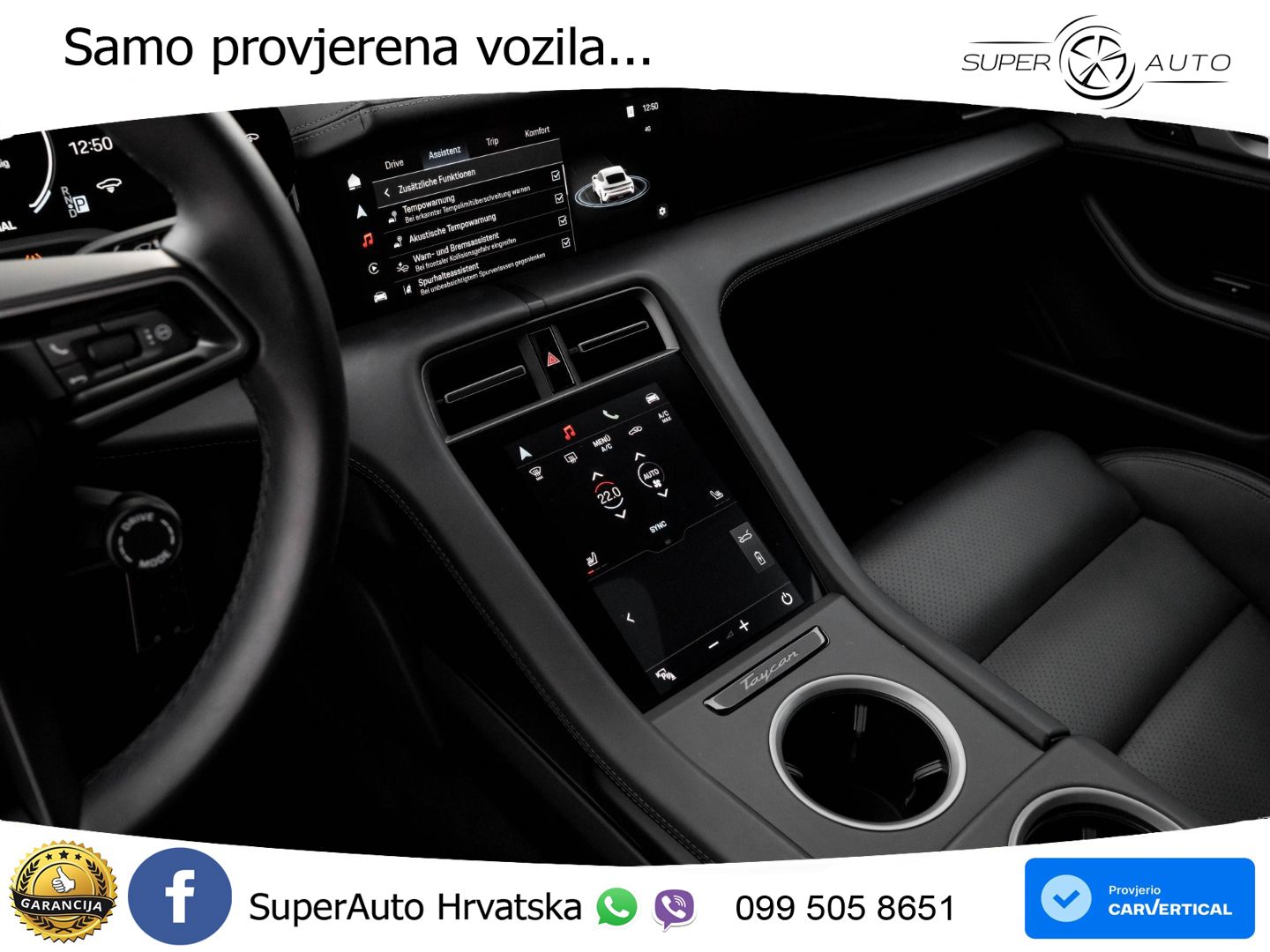 Porsce Tycan 105 kWh (435 KS)