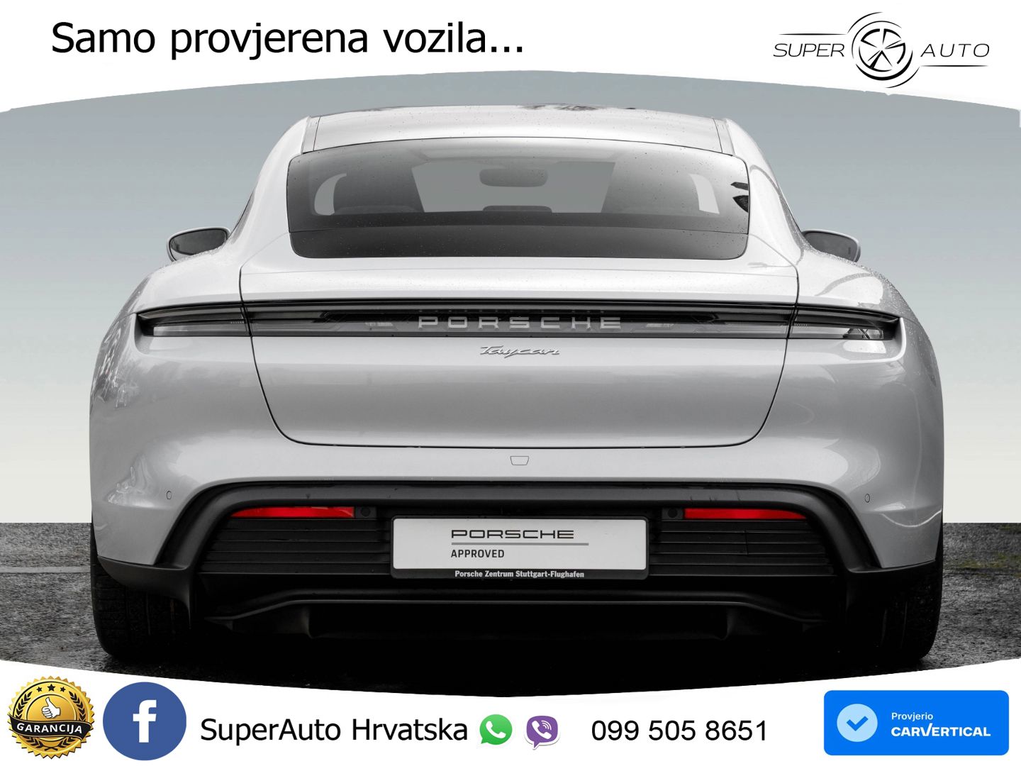 Porsce Tycan 105 kWh (435 KS)