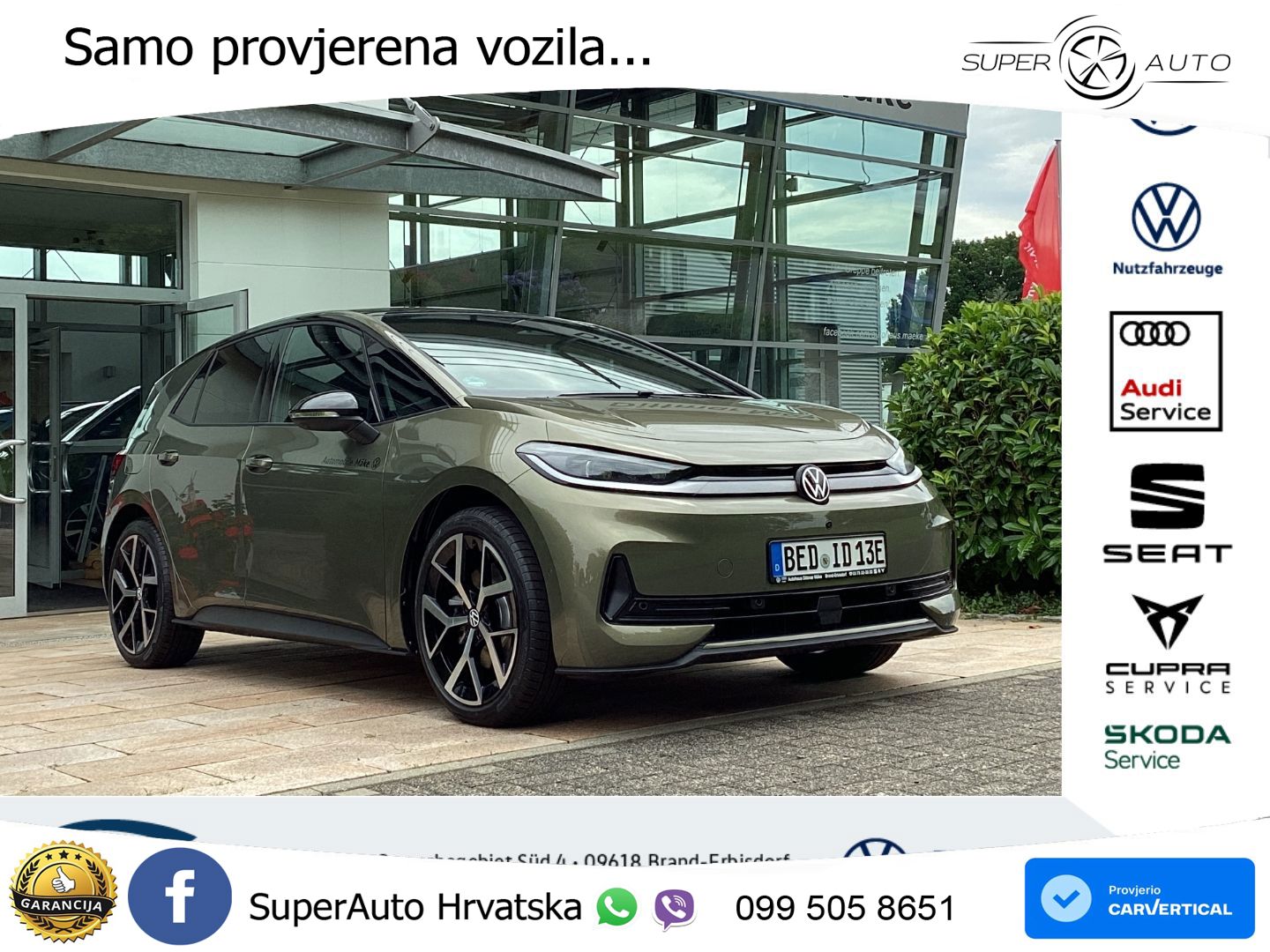 Volkswagen ID.3 58 kWh (190 KS) LED+GR SJED+ACC