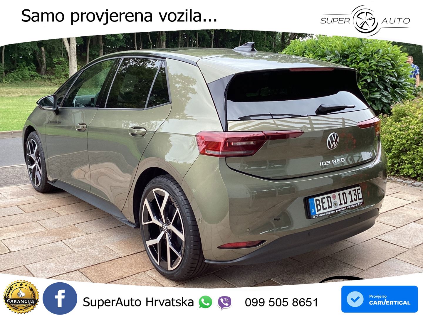 Volkswagen ID.3 58 kWh (190 KS) LED+GR SJED+ACC