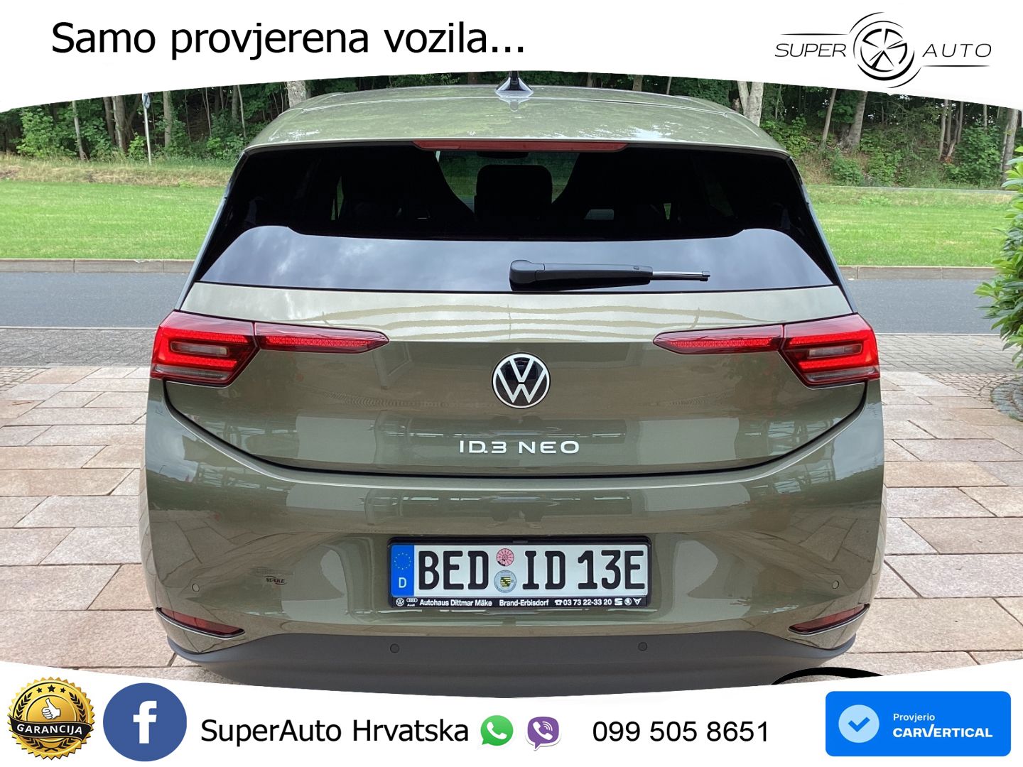 Volkswagen ID.3 58 kWh (190 KS) LED+GR SJED+ACC
