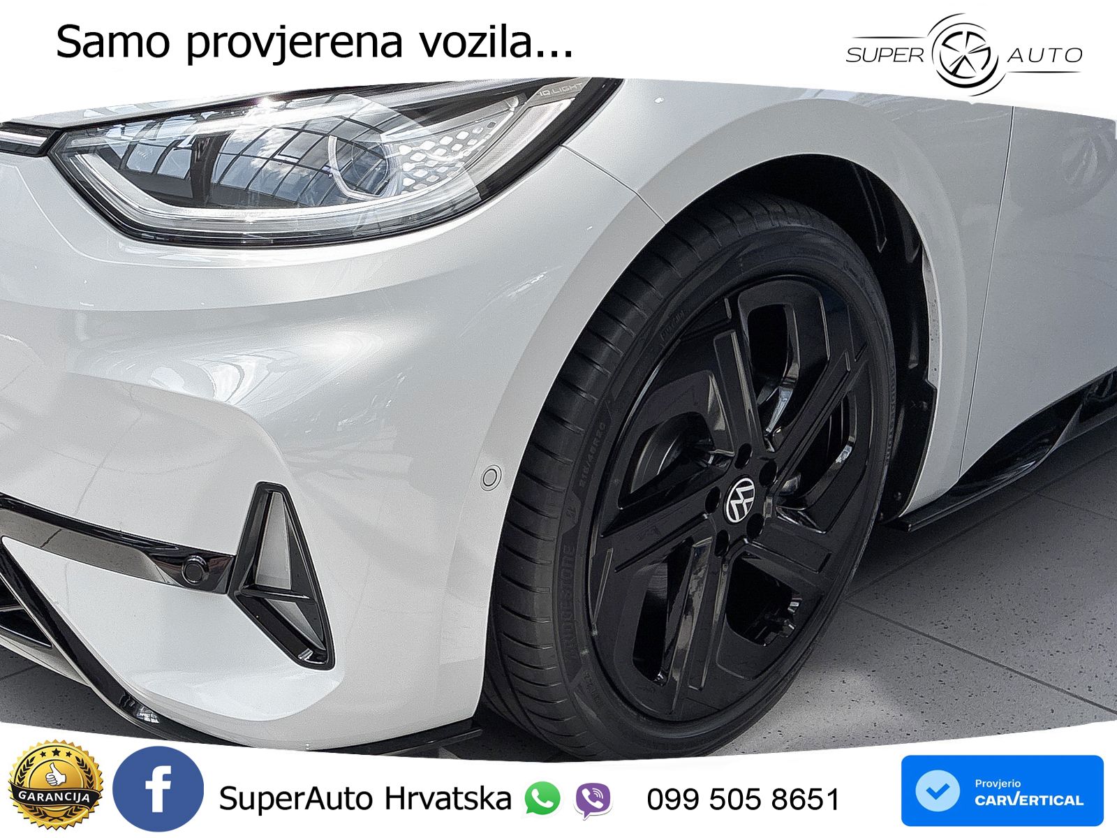 Volkswagen ID.3 GTX Performance 84 kWh (326 KS) LED+GR SJED+ACC