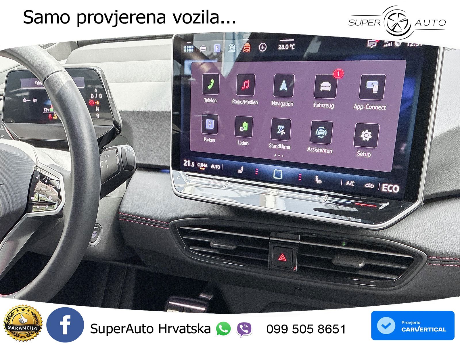 Volkswagen ID.3 GTX Performance 84 kWh (326 KS) LED+GR SJED+ACC