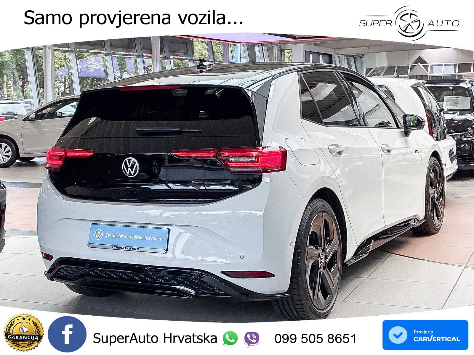 Volkswagen ID.3 GTX Performance 84 kWh (326 KS) LED+GR SJED+ACC