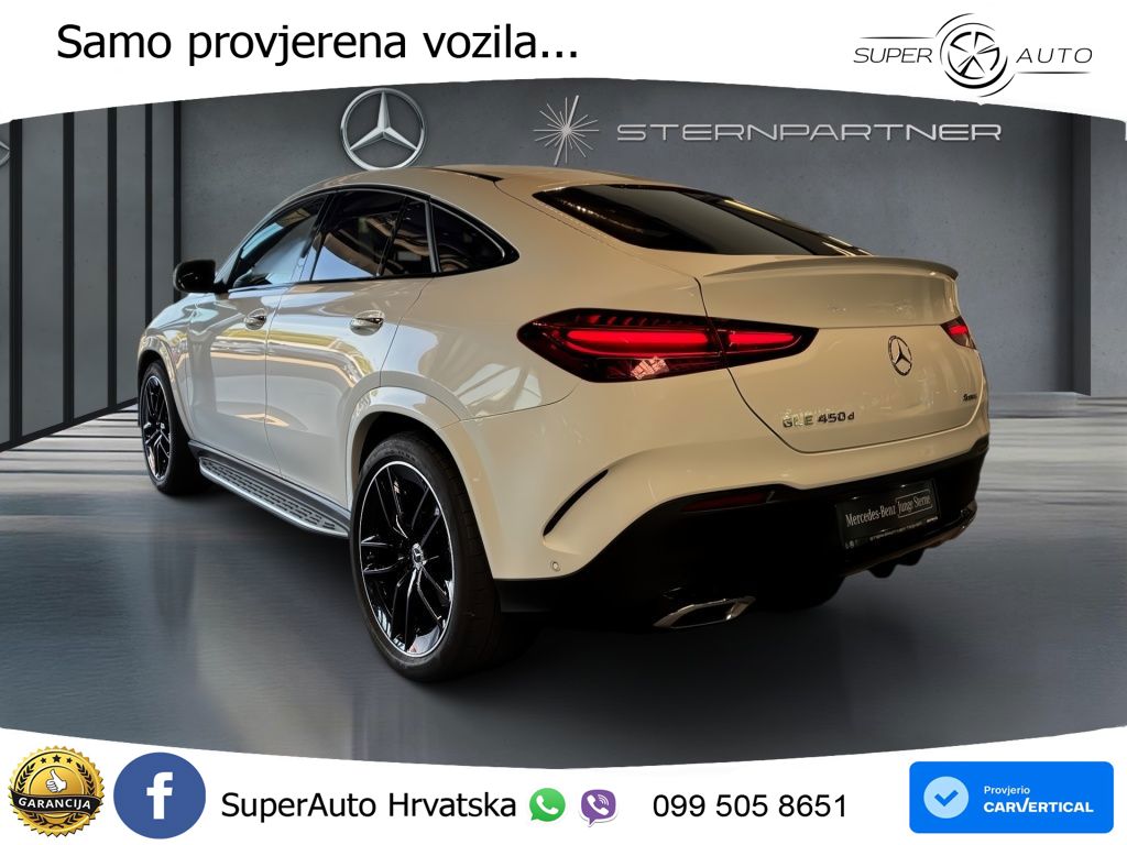 Mercedes GLE Coupe 450d (367 KS) EQ Boost 4MATIC 9G-TRONIC AMG LED+GR SJED+ACC