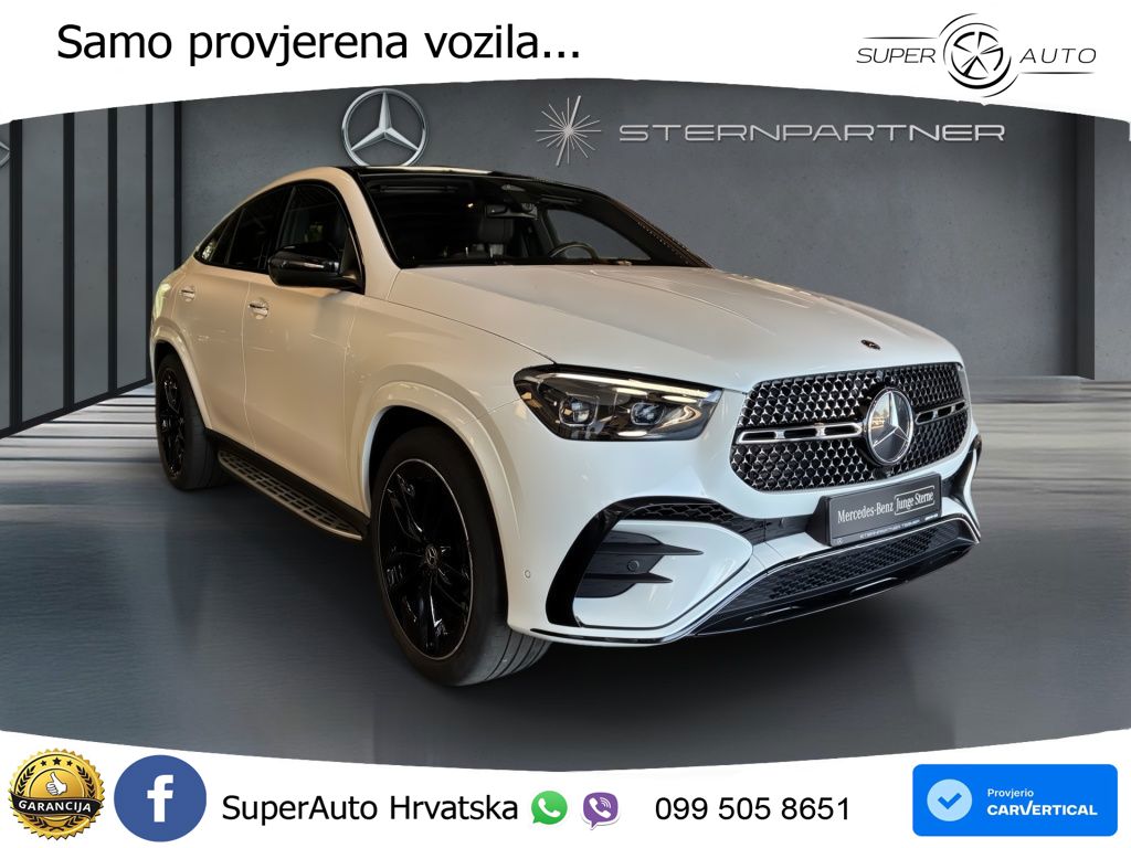 Mercedes GLE Coupe 450d (367 KS) EQ Boost 4MATIC 9G-TRONIC AMG LED+GR SJED+ACC